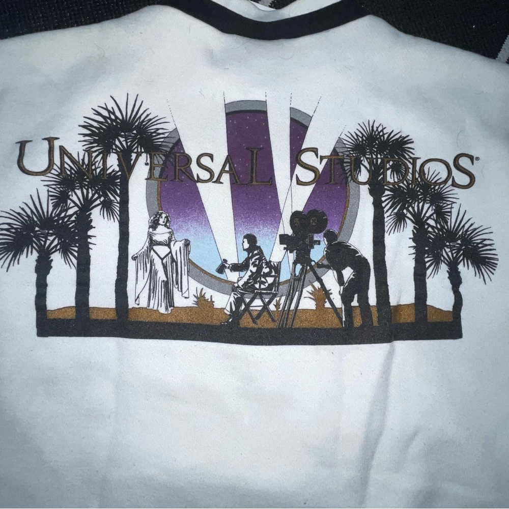 Extremely Rare- Vtg Universal Studios Mockneck Cr… - image 6